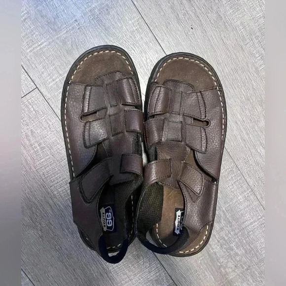 Vintage Route 66 Mens Brown Fisherman Sandals (Never Worn) - Picture 4 of 4